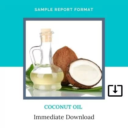 coconut oil manufacturing plant sample Project Report Format for Bank Loan