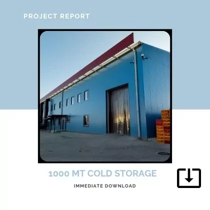 1000MT Cold Storage Construction Project Report Sample Format PDF