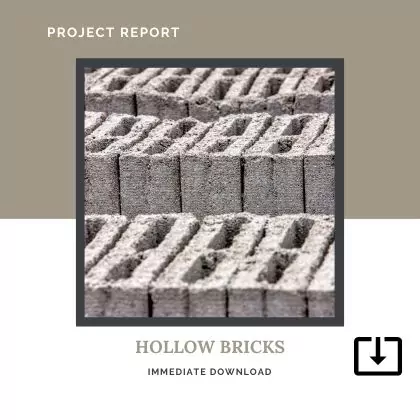 HOLLOW BRICKS MANUFACTURING SAMPLE PROJECT REPORT FORMAT