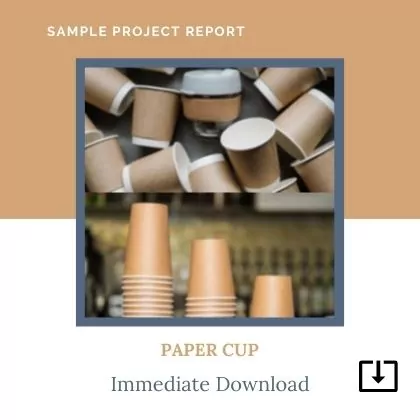 paper cup sample Project Report Format