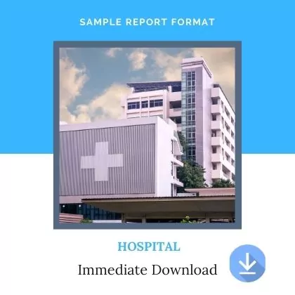Twenty Five, Fifty, Thirty, Hundred , Two Hundred, Three Hundred and 500 Bedded Multispecialty Medical College Hospital Nursing Home sample Project Report Format