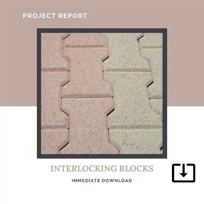 Interlocking Blocks Bricks MANUFACTURING SAMPLE PROJECT REPORT FORMAT
