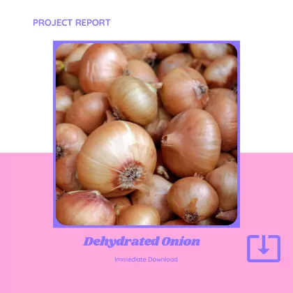 Dehydrated Onion Manufacturing Process Project Report Sample Format PDF