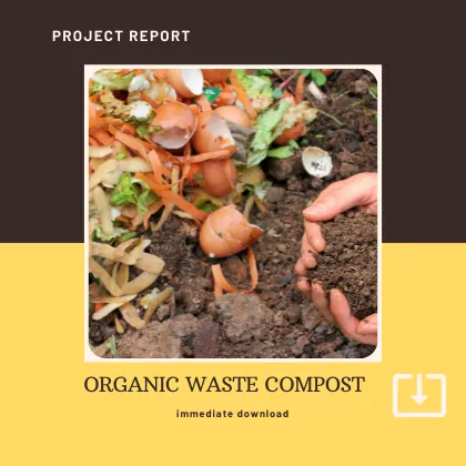 ORGANIC WASTE COMPOST Manufactuirng Project Report Sample Format PDF