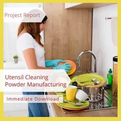Dishwashing detergent Utensil Cleaning Powder Project Report PDF