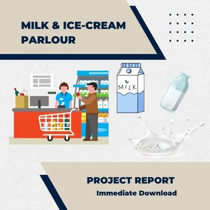Ice cream and Milk Parlour Shop Project Report PDF and Business Plan for Setup in India