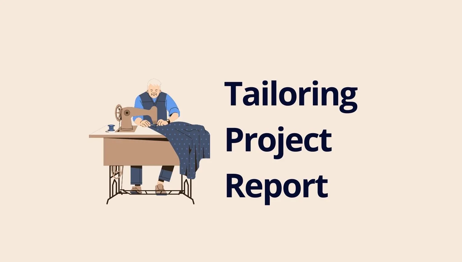 tailoring project report for bank loan