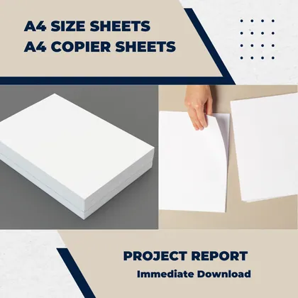 A4 Size Sheets A4 Copier Sheets Manufacturing Project Report PDF and Business Plan Cutting Machine