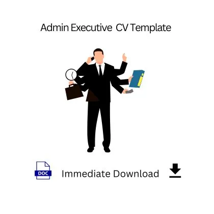 Admin Executive Resume and CV Templates for Job in India
