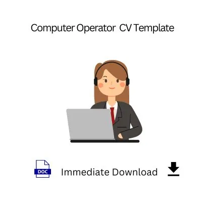 Computer Operator Resume Format CV Templates for Job in India