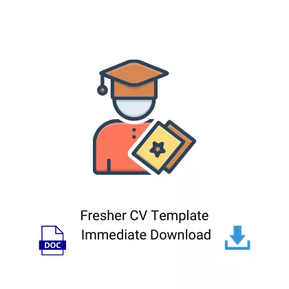 Fresher Bio Data CV Resume Sample Format Immediate Download