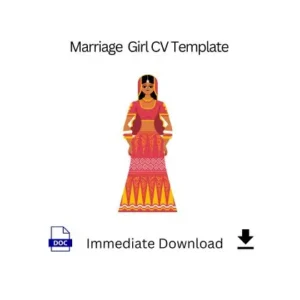 Marriage Resume Format For Girl