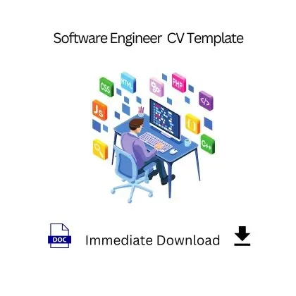 Software Engineer CV Template Resume for Job Apply in India