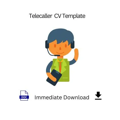 Telecaller Resume and CV Templates for Job in India