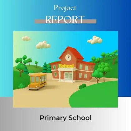 Primary School Building Project Report for Bank Loan CMA in India