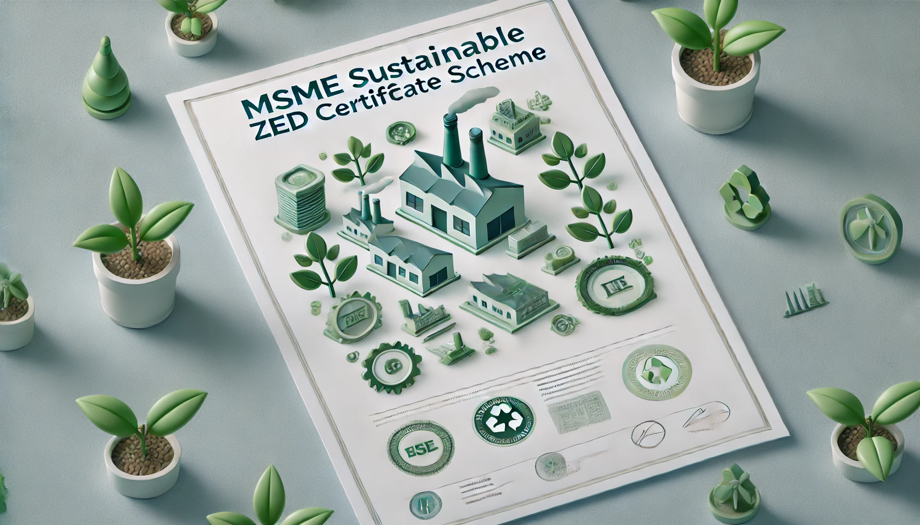 MSME Sustainable ZED Certificate Scheme
