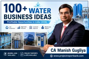 Water Business Ideas in India 2026 by CA Manish Gugliya