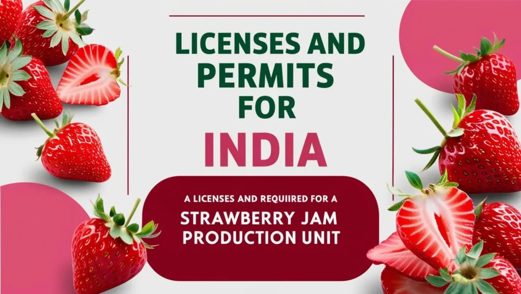 Licenses and Permits For Strawberry Jam Unit in India