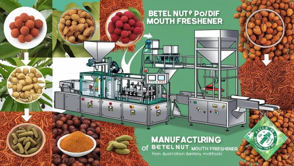 Manufacturing Process of Betel Nut Mouth Freshener