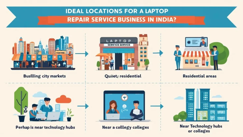 What Is The Ideal Location For Setting Up Laptop Repair Service Business In India?