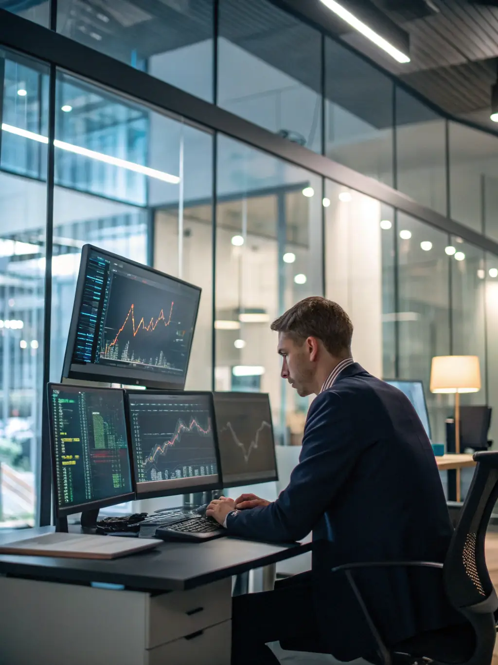 A professional-looking document with charts and financial data, highlighting the comprehensive and bank-ready nature of the reports.