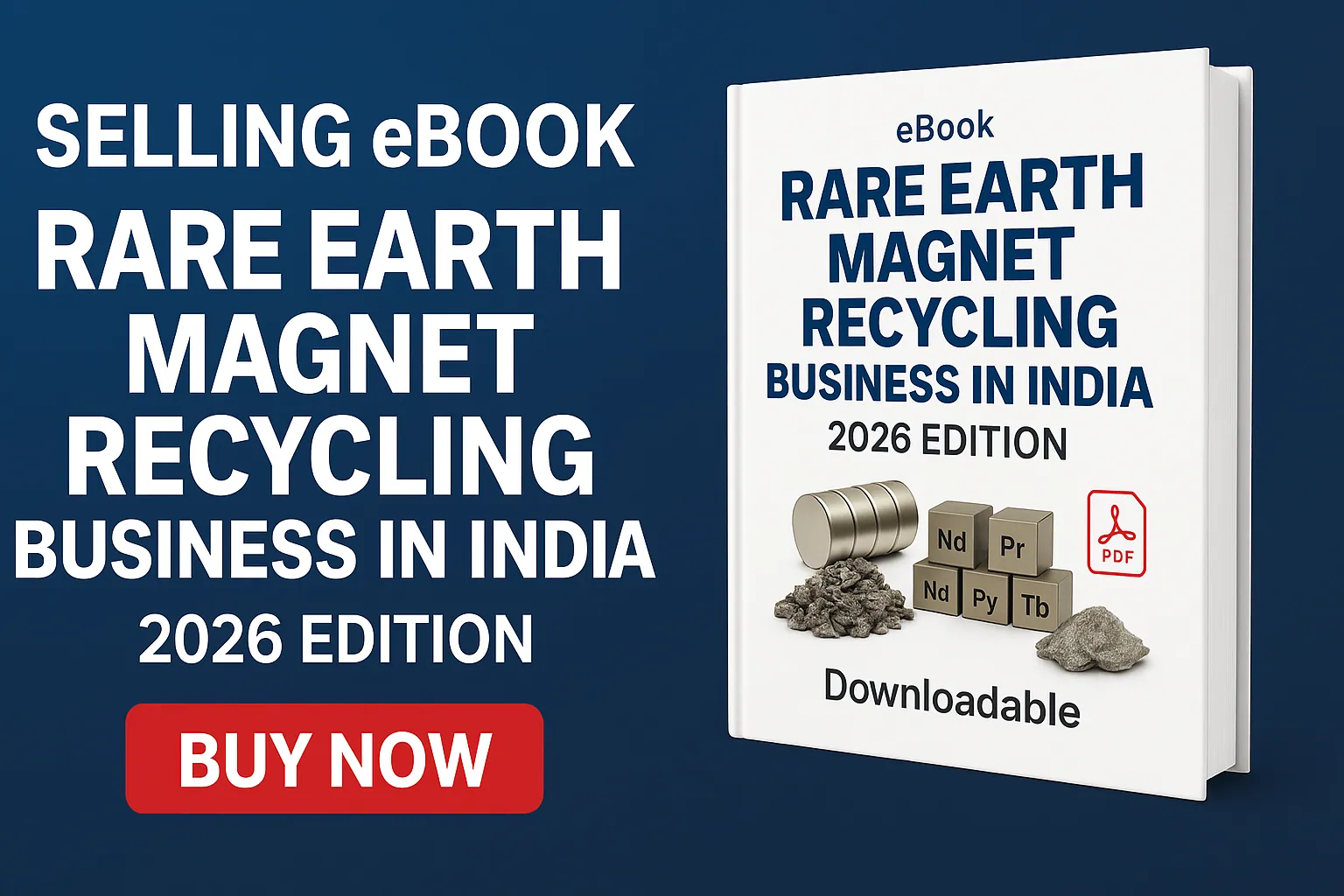 Rare Earth Magnet Recycling Business in India 2026 eBook