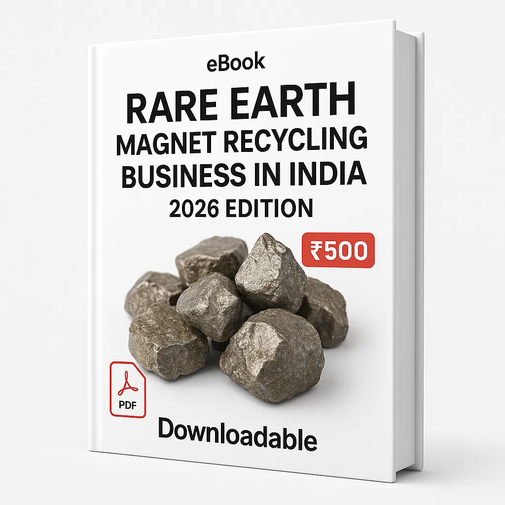eBook Cover Pgee for Rare Earth Magnet Recycling