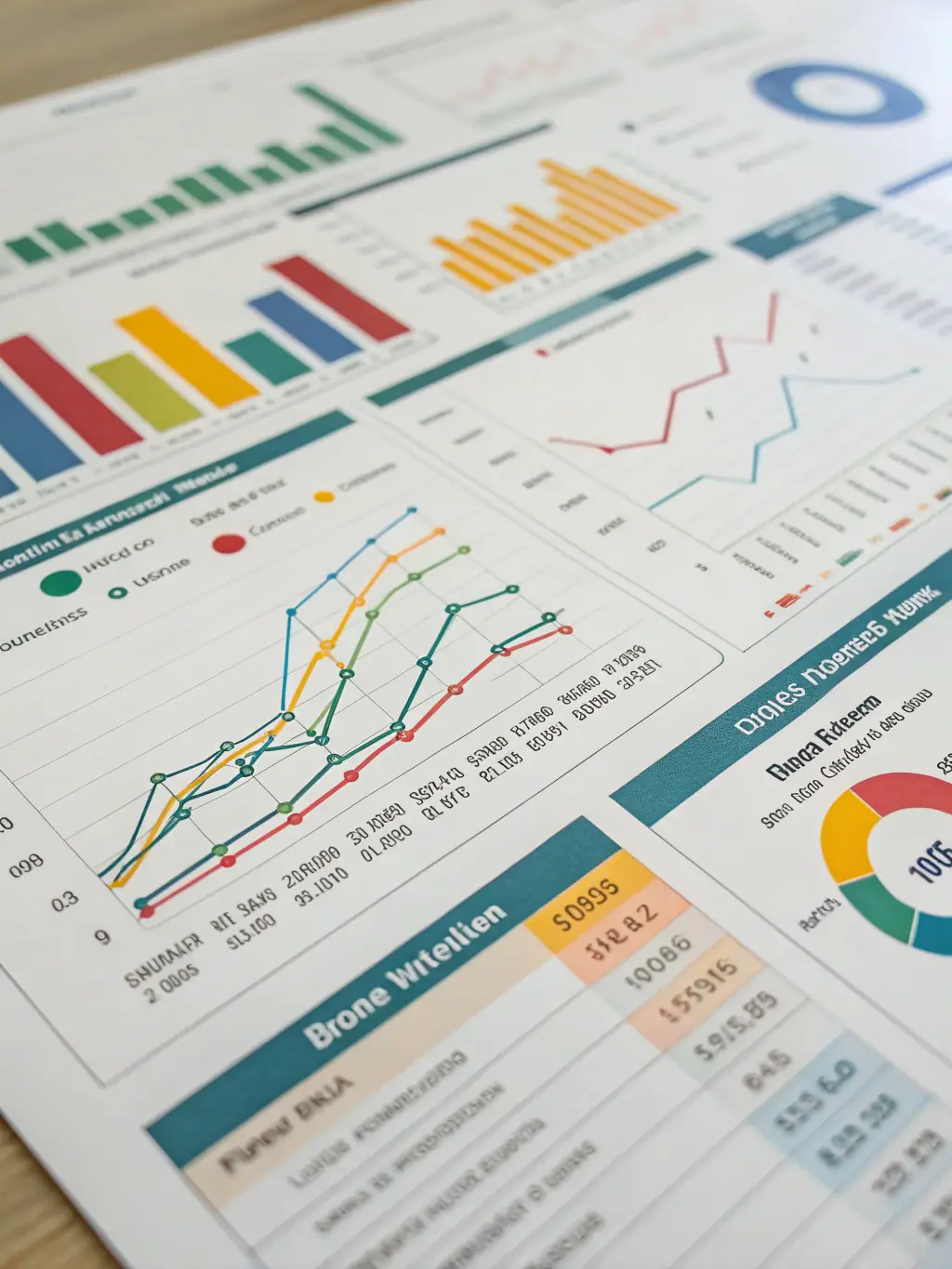 A visual representation of financial projections and data tables, illustrating potential revenue, costs, and profitability for a modular furniture manufacturing business in India.