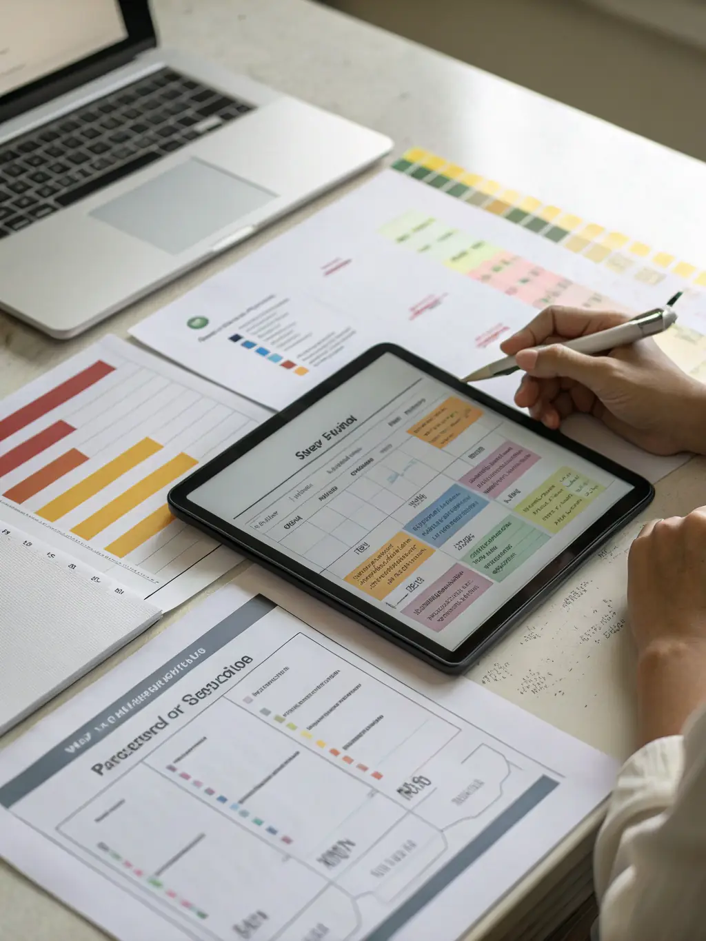 An image representing a Detailed Project Report (DPR), showcasing the various stages of project planning and execution, specifically for a project in Bihar.