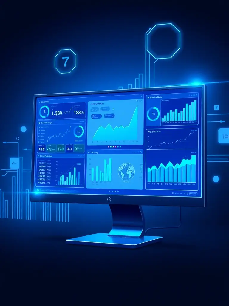 A professional image showcasing a detailed online project report interface, highlighting data visualization and key financial metrics.