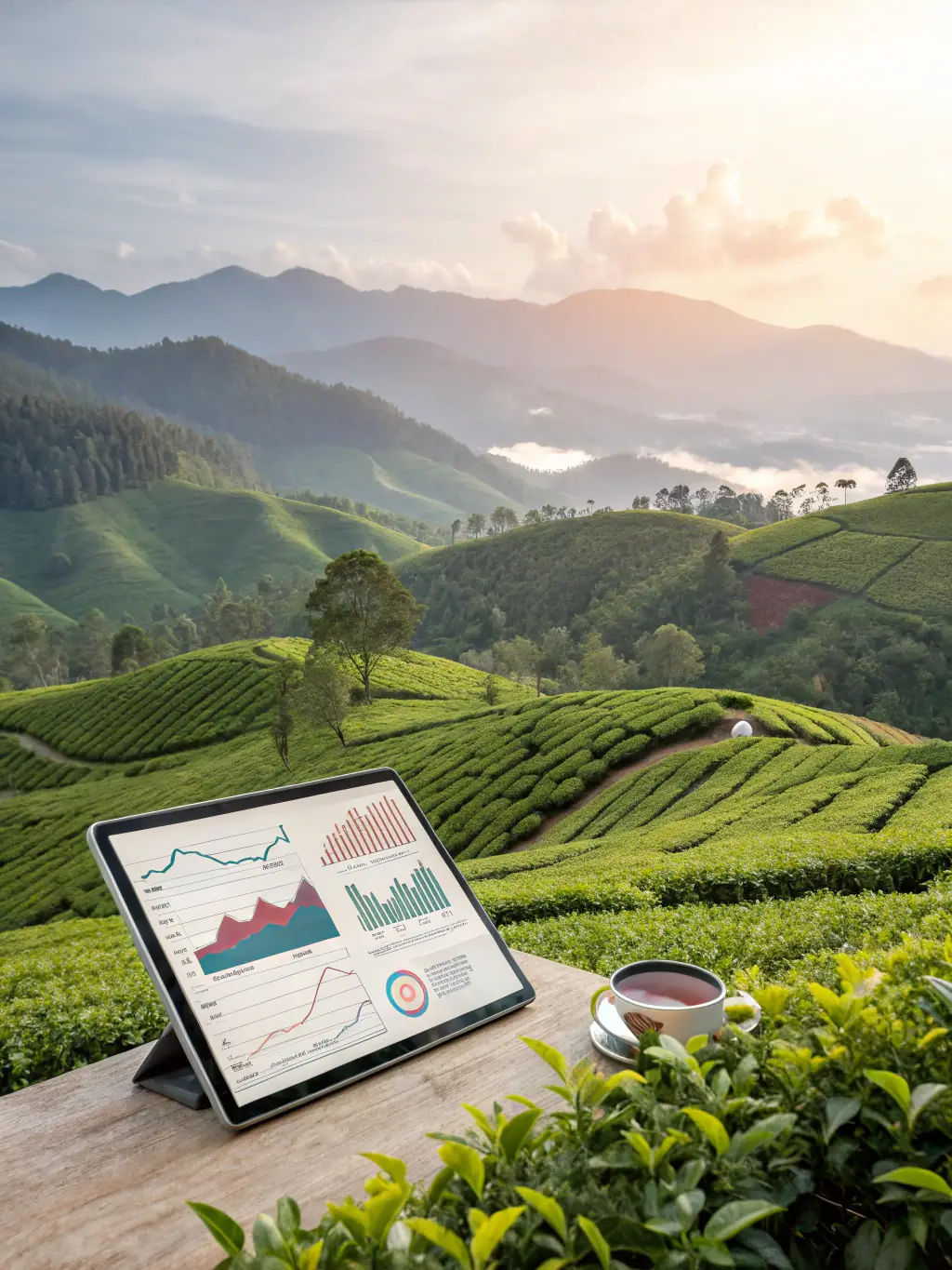 A visual representation of Kerala's key industries (tourism, IT, spices) with icons and data points, emphasizing the relevance of project reports to these sectors.