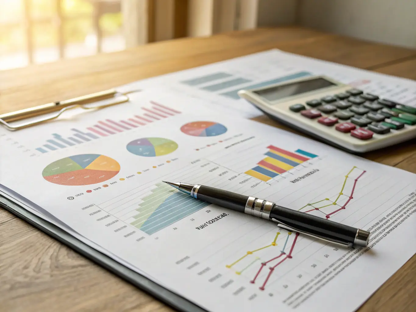A focused image of a hand pointing at a specific data point on a CMA data report, highlighting the precision and detail involved in financial analysis for Goan businesses.