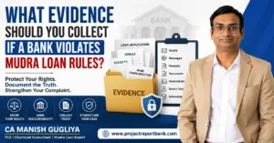 what evidence collect bank violates mudra loan rules What evidence should you collect if a bank violates Mudra Loan rules? Guide by CA Manish Gugliya