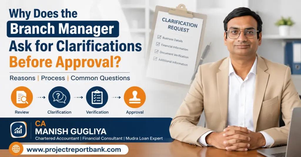 branch manager clarification feature image Why does the Branch Manager ask for clarifications before loan approval – CA Manish Gugliya explains the loan clarification process