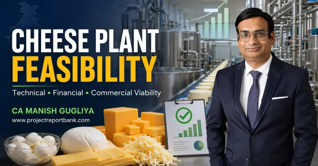 Cheese Plant Feasibility Study for technical, financial and commercial viability by CA Manish Gugliya – ProjectReportBank.com