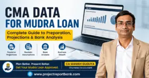 cma data for mudra loan complete guide CMA Data for Mudra Loan complete guide to financial projections, realistic assumptions and bank analysis by CA Manish Gugliya.