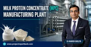 Milk Protein Concentrate (MPC) manufacturing plant with dairy processing machinery and CA Manish Gugliya.