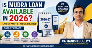 Is Mudra Loan available in 2026-27 – latest PMMY status, ₹20 lakh limit and eligibility explained by CA Manish Gugliya