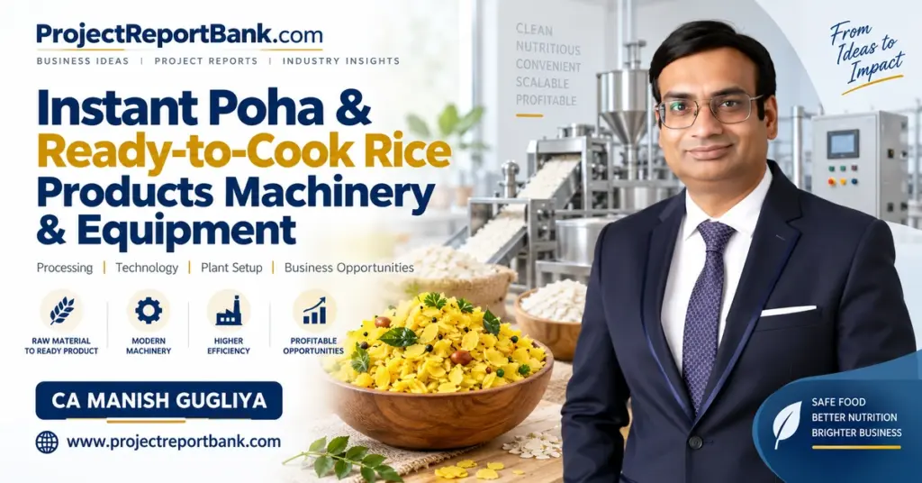 Instant Poha and Ready-to-Cook Rice Products Machinery & Equipment with CA Manish Gugliya and modern food processing line