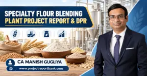 specialty flour blending plant report 1200x628 Specialty Flour Blending Plant Project Report & DPR in India featuring flour blending machinery, grains, specialty flours and CA Manish Gugliya.